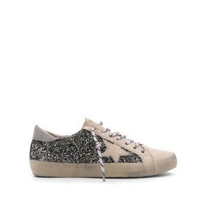 Shu Shop Perry Glitter Sneakers in Pewter